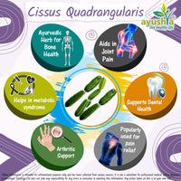 Ayushya Cissus Quadrangularis (Hadjod) Capsule, 60 Capsules, Natural