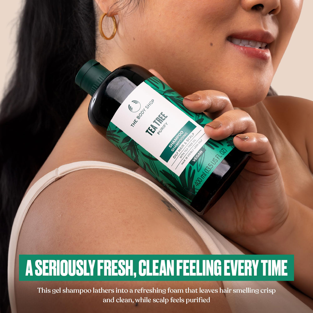 The Body Shop Tea Tree Shampoo, Purifying and Balancing 400ml