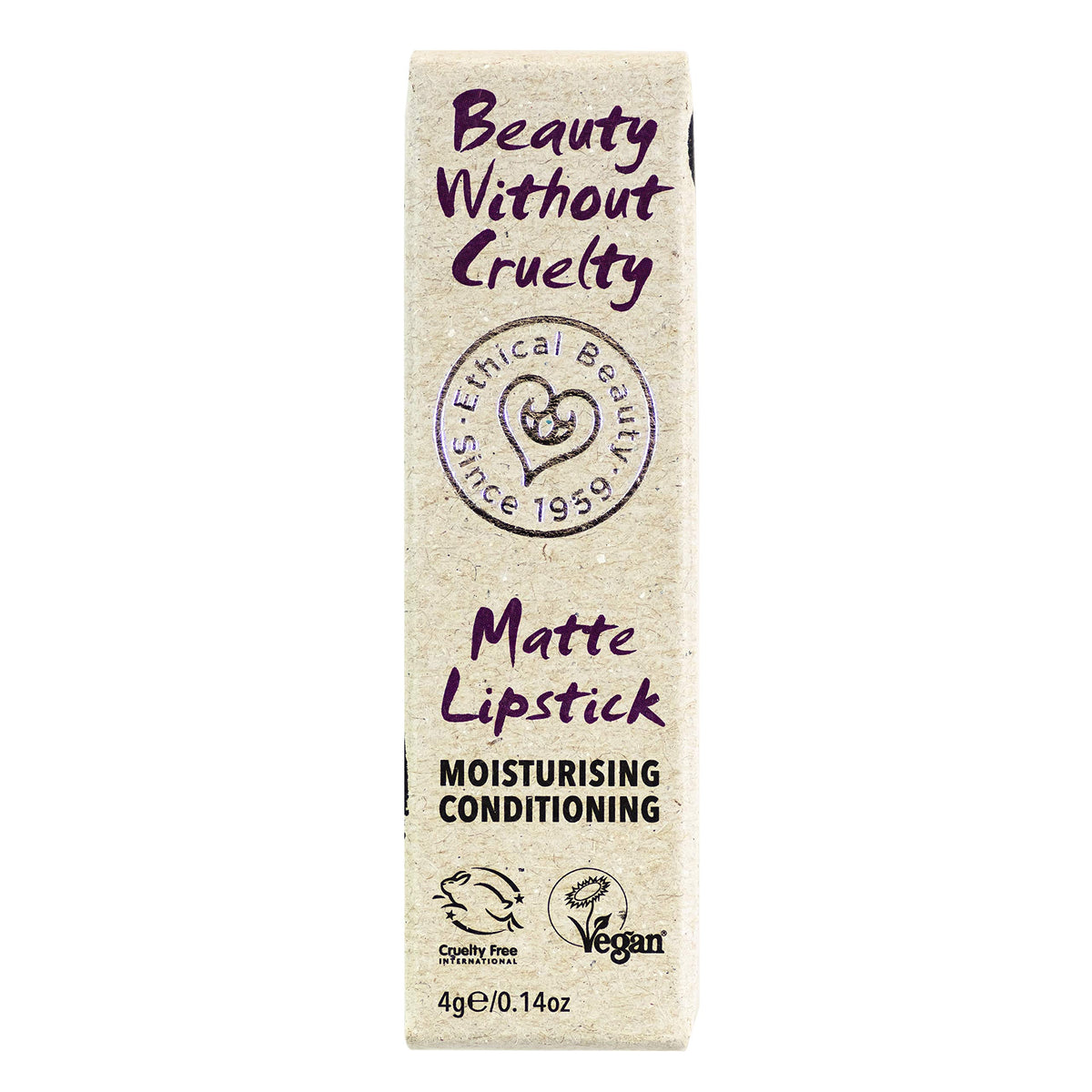 BWC Beauty Without Cruelty Natural Infusion Matte Moisturising Lipstick Deshabille