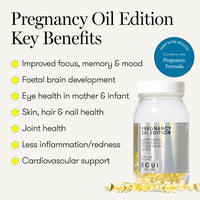 EQUI LONDON Equi - Pregnancy Oil Edition | Omega 3 Fish Oil Supplement with DHA & EPA | Prenatal Omega 3 for Conception to Breastfeeding | Brain, Eye & Foetal Development | 30 Day Supply