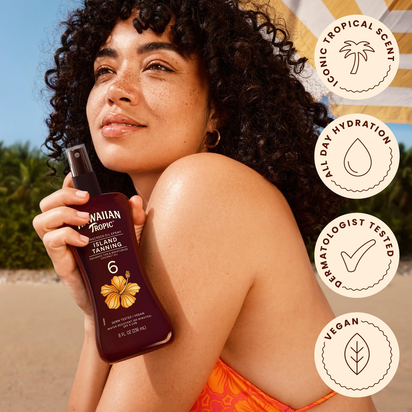 HAWAIIAN Tropic Hawaiian Tropic Dark Tanning Oil SPF#6 Pump