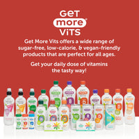 Get More Vits Vitamin B12 Tablets - 1000µg B12 Vitamin High Strength Food Supplement for Tiredness & Fatigue - Immune System Booster & Energy Tablets for Men & Women Adults - 90-Day Supply