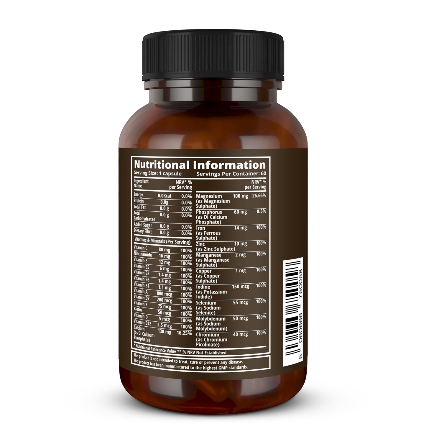 ub Ultimate Blend Multivitamin & Minerals | Once Daily Nutritional Support with 26 Bioactive Ingredients | Everyday Wellness Supplement | Vegan, Gluten Free | Boosts Energy & Immunity – 60 Vegan Caps…