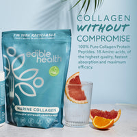 High Protein Marine Collagen Powder, Collagen Supplements Regeneration, Quality Collagen Powder Supplement, Collagen Peptides for Diet & Everyday, Carb Free Marine Collagen, 400g Pouch, 30 Day Supply