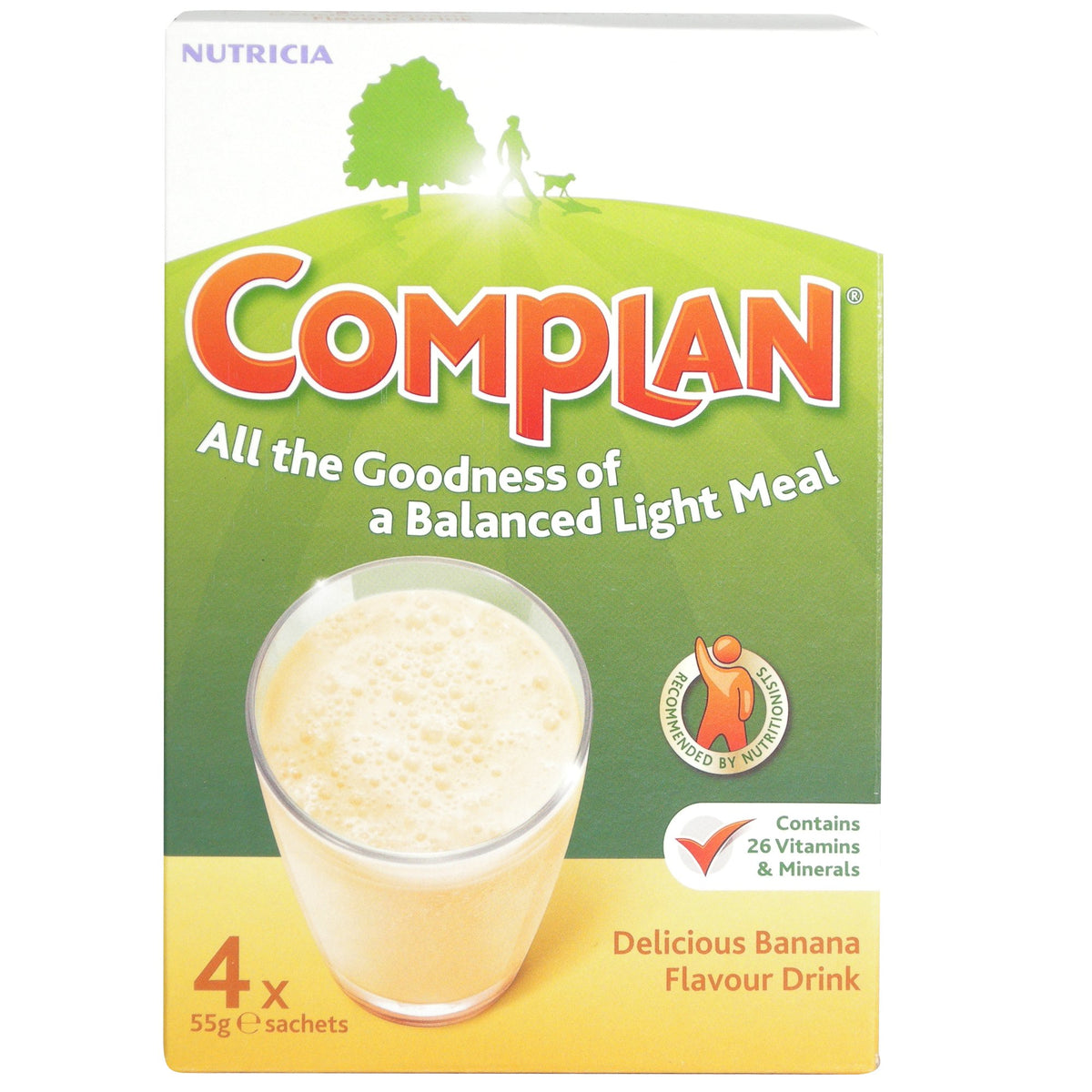 Complan Delicious Flavour Drink (Banana 4X55G)