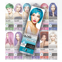 Knight & Wilson Colour-Freedom Gloss Pro 150ml Tropical Aqua Semi-Permanent Hair Colour - Ultra-Vibrant Vegan Colour Mask with PurePlex | Ammonia Free Colour Lasts Up To 6-10 Washes