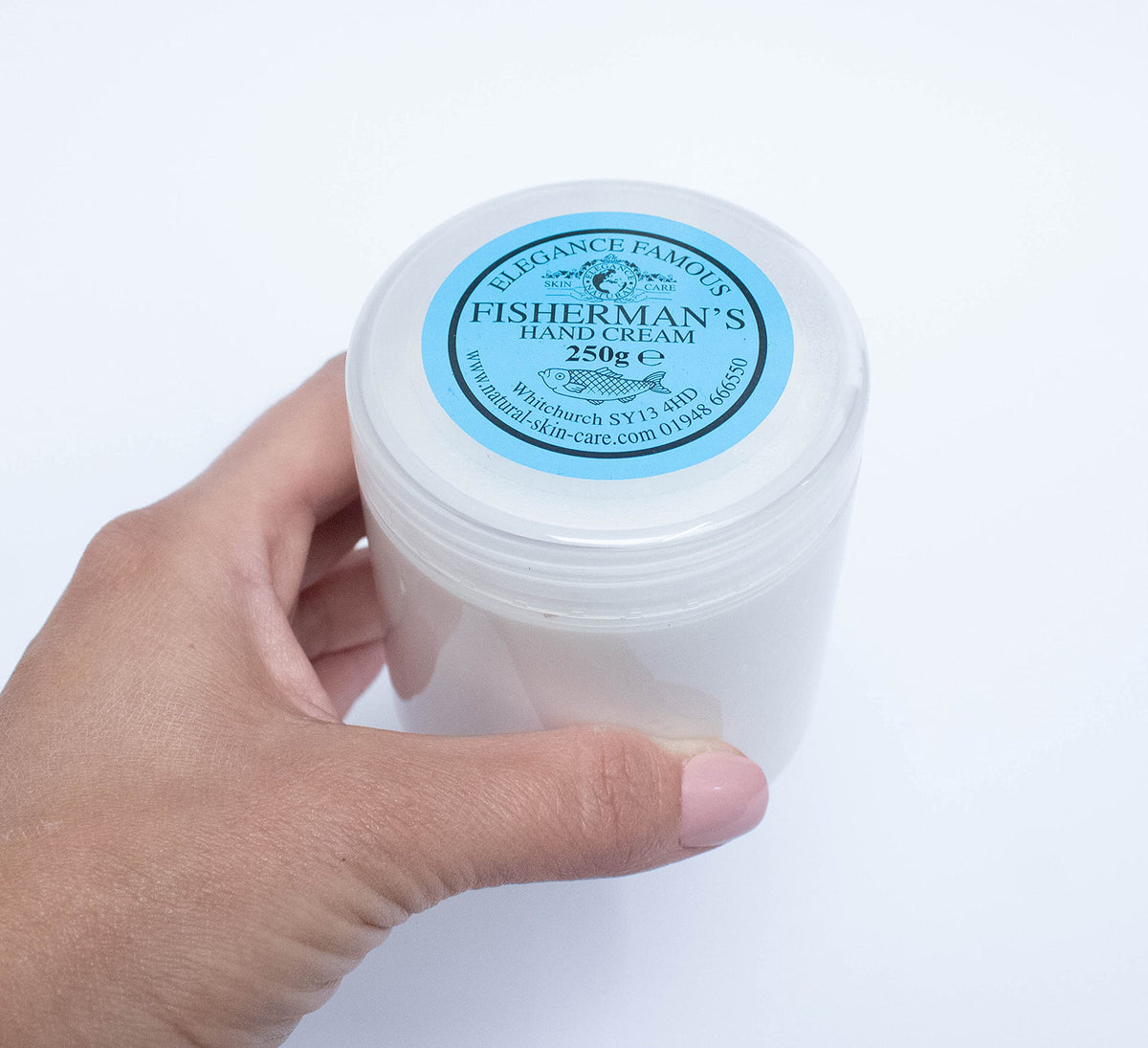 Fishermans Nourishing Hand Cream 250g by Elegance Natural Skin Care Repair & Restore Dry Chapped Hands