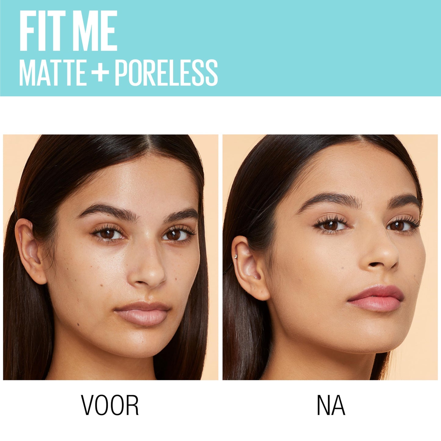 Maybelline Fit Me Foundation, Matte & Poreless, Full Coverage Blendable Normal to Oily Skin, 122 Creamy Beige 30ml
