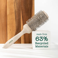 So Eco Medium 43mm Thermo Ceramic Round Brush - Hair Styling, Volumising & Curling Brush for Medium Length Hair. Sustainable Bioplastic Handle & Pins Made from Recycled Plastics