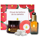 Acemelia Camellia Beauty Ritual Pack | Japanese SAHO Ritual with Camellia Oil Products | Facial Beauty Kit | Luxury Cosmetics Pack | Complete Facial Routine | Original Gifts for Women