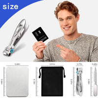 DRMODE Nail Clippers for Thick Nails with Wide Jaw Opening