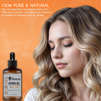 KANZY HAIR AND BEAUTY Kanzy Jojoba Oil Cold Pressed 50ml - 100% Pure Jojoba Oil for Hair, Nails, Eyelash & Eyebrow Growth - Vegan & Cruelty-Free for Skin, Face & Body as Carrier, Massage Oil