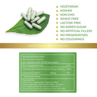 Lily Green Supplements Lily Green | Vitamin D3 4000iu & Vitamin K2 100μg (MK-7) | 90 Vegetarian Capsules - 3 Months Supply | Immune Support, Muscle Function, Bones & Teeth | No Artificial Additives | Made in UK