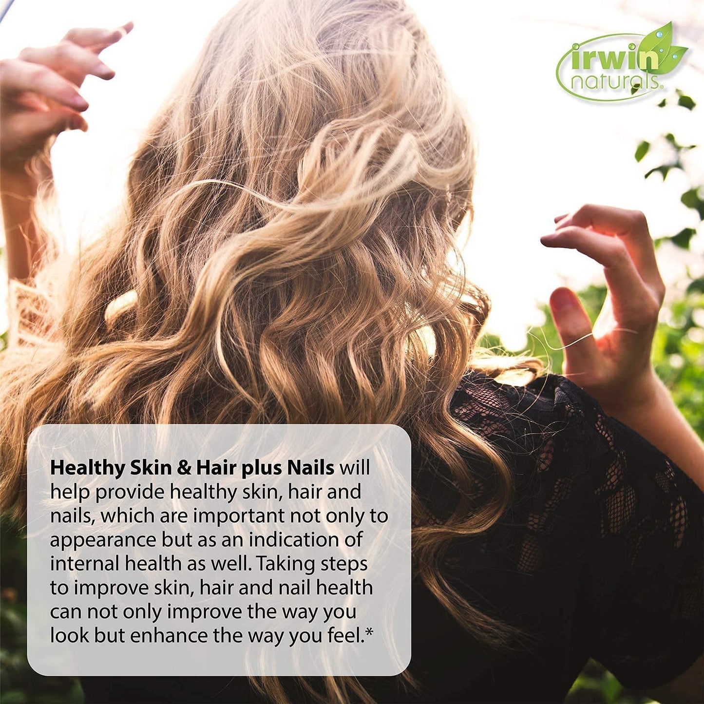 Healthy Skin & Hair Plus Nails by Irwin Naturals, Nutrient Rich, Provides Shine and Strength, 60 Liquid Softgels