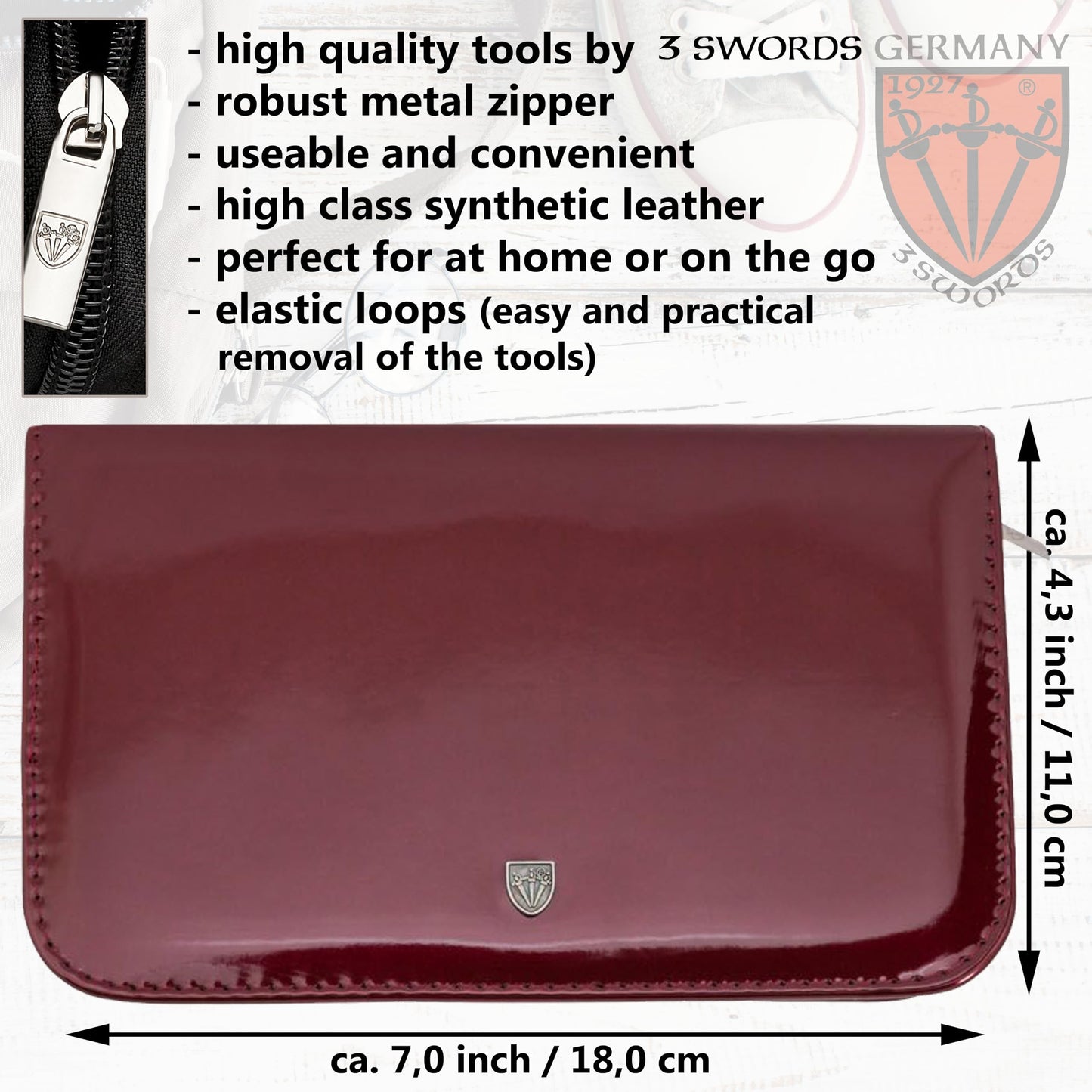 3 Swords Germany - manicure pedicure set kit - brand quality 934
