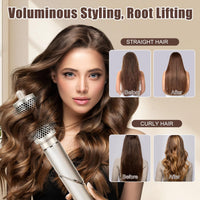 Chuancheng Large Round Volumizing Brush for Shark FlexStyle Blow Dryers, Bigger Round Brush Attachment for Straight, Wavy, Curly, and Coily Hair