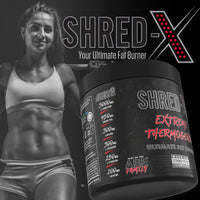 Applied Nutrition Shred X Fat Burner - ABE All Blak Everything Fat Burner, Thermo Weight Management (300g - 30 Servings) (Strawberry Kiwi)