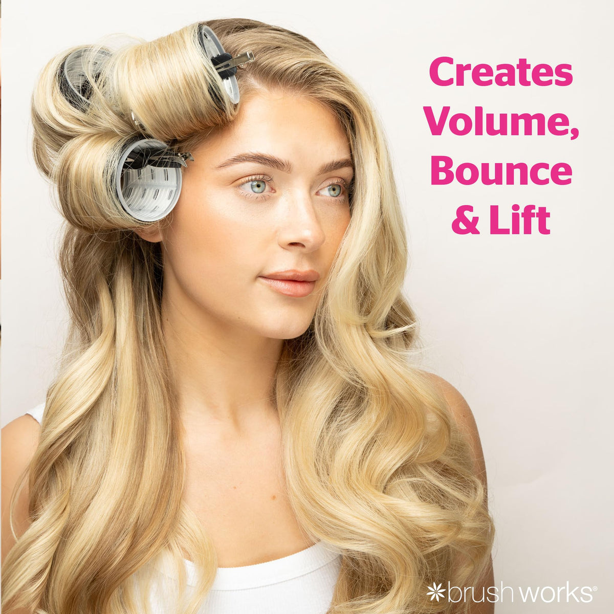 Brushworks Ceramic Thermal Hair Rollers, 9 Pack Assorted Sizes