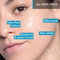 Uriage Glow up Water Essence with Hyaluronic Acid - Hydrates - Clears & Tightens Pores - Bergamot & Peach Scent - High Tolerance - 96% Ingredients of Natural Origin - 100ml