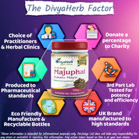 DivyaHerb Majuphal (Katalu Mayu) Powder, Natural, 100 grm (Pack of 1)
