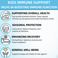 Mad Diet Kids Immune Support – Zero Additives – 60 Capsules - Non-GMO Immune Support for Kids