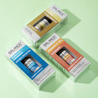 Balance Active Formula Superbooster Skin Heroes Set (2% Hyaluronic & Triple Ceramides, Vitamin C 12% & Collagen & Multi-Peptides Serums) - Dermatologically Tested. Suitable for all Skin Types.