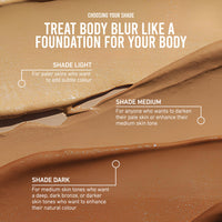 VITA LIBERATA Body Blur Medium 100ml & Mitt Bundle, Leg & Body Makeup, Wash Off Instant Tan, Streak Free Application Blending Mitt, Water resistant, Disguise Imperfections, Flawless Finish