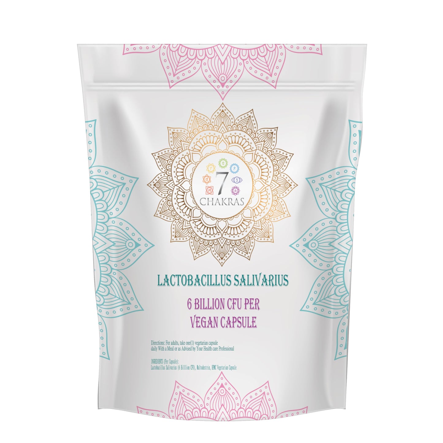 7C lactobacillus Salivarius | 30 High Strength L Salivarius Capsules - 6B CFU L Salivarius Probiotic per Serving | Lactobacillus Salivarius Probiotic | Non-GMO, Gluten & Allergen Free | Made in the UK