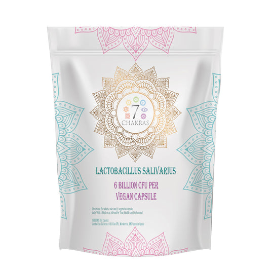 7C lactobacillus Salivarius | 30 High Strength L Salivarius Capsules - 6B CFU L Salivarius Probiotic per Serving | Lactobacillus Salivarius Probiotic | Non-GMO, Gluten & Allergen Free | Made in the UK