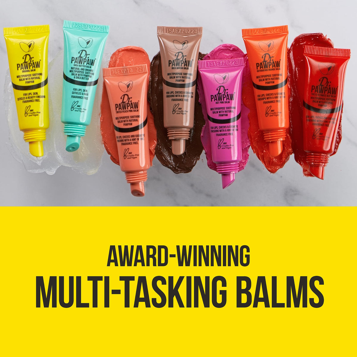 Dr. PAWPAW ORIGINAL BALM Dr. PAWPAW Shea Butter Balm, Multi-Purpose 100% Natural Vegan Friendly Balm, Great For Skin Irritations, Lips, Cheeks & Sun Burn 25ml