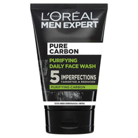 L’Oréal Paris men expert L'Oreal Paris Men Expert Face Wash Pure Charcoal, Glycerin, and Salicylic acid - Blackhead Cleanser for Men, 100 ml (Pack of 1)