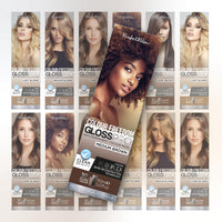 Knight & Wilson Colour-Freedom Gloss Pro 150ml Medium Brown Semi-Permanent Hair Colour. Ultra-Shine Vegan Hair Colour Mask with PurePlex | Ammonia Free Colour Lasts Up To 6-10 Washes