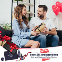 Beard Care Kit for Men Gifts, LIONMANE Beard Grooming Set, Moisturize Beard