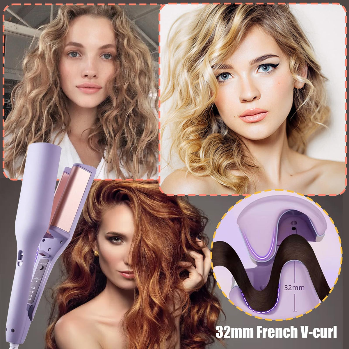 PanAcratis Big Wave Hair Curlers
