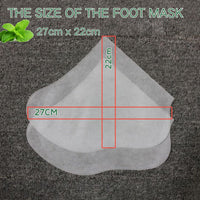 5 Pairs Mint & Tea Tree Foot Peel Mask – Exfoliating Foot Mask for Dry, Cracked Heels – Foot Care Socks for Women & Men - Softens Hard Skin & Hydrates for a Pampering Effect