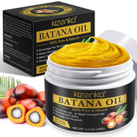 Generic Batana Oil for Hair Growth, 100% Pure Unrefined Batana Promotes Hair thickness, Repairs Damaged Hair & Skin, Reduces Hair Loss, Batana Oil for Healthier Fuller Hair (Black)