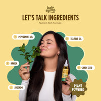 Hair Syrup Mint Condition Pre-Wash Hair Oil For a Flaky, Itchy Scalp
