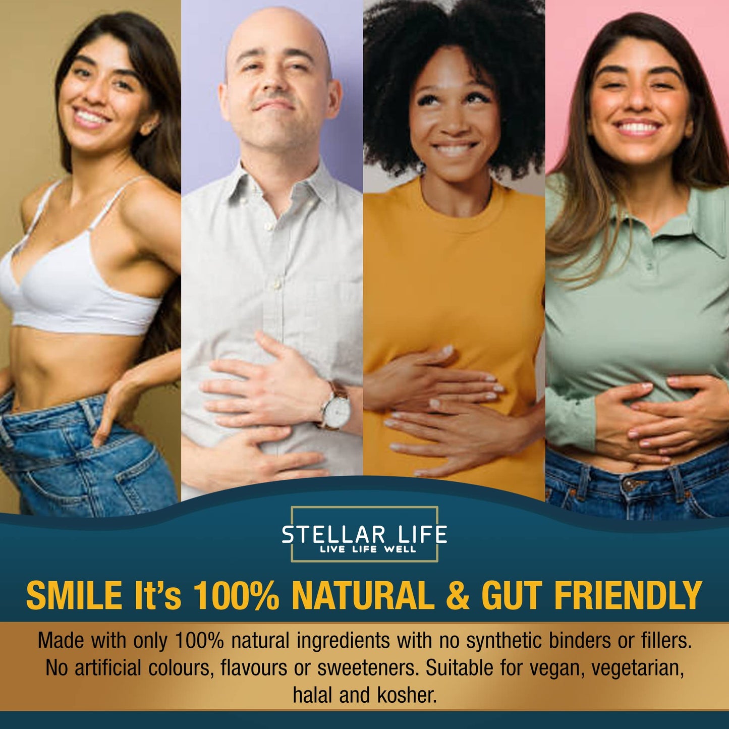 Fibre Supplement 5000mg Psyllium Husk with 500 Million Multi-Strain Probiotic - High Strength - Natural Soluble Fiber Supplement Plantago Ovata Seeds 2 Month Supply Psyllium Husks Capsules Vegan, UK