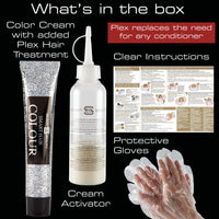 Pure Black Hair Dye Permanent with Anti-Breakage Plex Hair Care, Vegan Hair Dye & Cruelty-Free, 100% Grey Coverage, Natural Black Hair Colour, For All Hair Types. Smart Beauty
