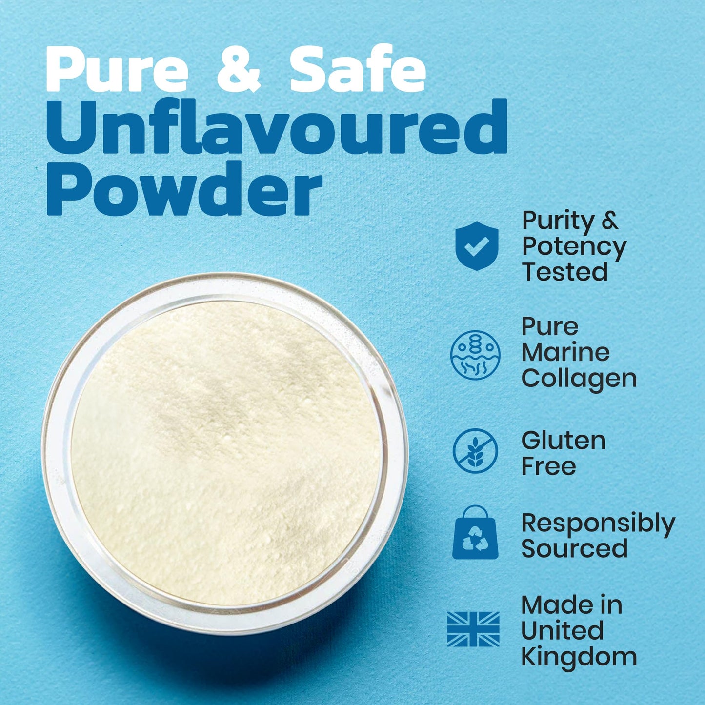 Protein Rebel - Run Easy Marine Collagen Powder for Running, Joint Support - Unflavoured Powder Collagen for Joints, Skin, Hair and Nails, Ideal for Athletes and Active Lifestyles - (100g)