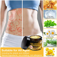 DEJIN Bee Venom Skin Treatment Cream: Professional Bee Venom Repair & Moisturizing Cream for All Skin Types - Hydrating Formula