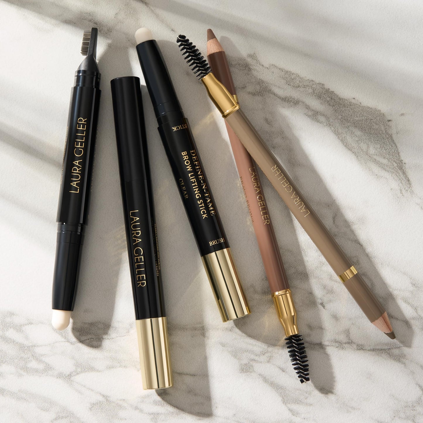 Laura Geller Beauty LAURA GELLER NEW YORK Bravo Brows Soft Pencil + Brush, Blonde