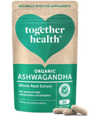 Ashwagandha – Together Health – 100% Organic Certified Ashwagandha Roots – High Concentration, Full Spectrum Extract – Vegan Friendly – Made in The UK – 90 Vegecaps - Pack of 3