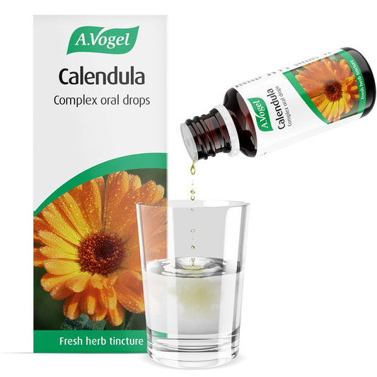 A.Vogel Calendula Complex | Food Supplement | Extracts of Freshly Harvested Marigold, Wild Pansy & Stinging Nettle | Suitable for Vegans | 50ml