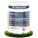 PRIMEdge Collagen Powder, Tasteless, Grass Fed, Collagen Peptides Supplement for Skin, Hair, Joints and Nail Support, Including 8 Essential Amino Acids (Type I, III), Halal & Kosher, 300g (30 Doses)