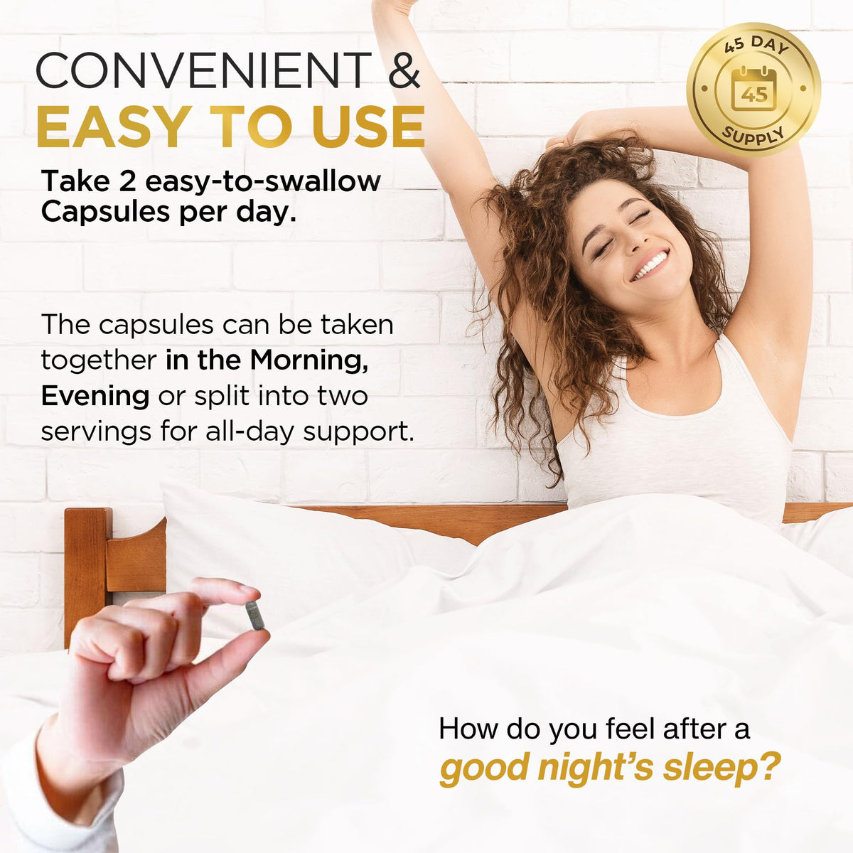 Magnesium Glycinate 2-in-1 with Himalayan Shilajit Minerals for Sleep, Relaxation & Natural Energy, High Strength Supplement - 90 Capsules Fulvic Acid Mineral Support Made in UK by Inner Vitality