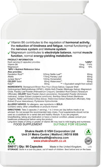 Shakra Health Fluid Flush | Natural & Gentle Water Release Tablets, 90 Capsules. Hormonal, Electrolyte & Fluid Maintenance Blend.