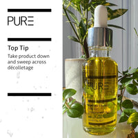 Hydrate & Renew Face Oil from PURE Spa & Beauty 30ml - Vegan Skin Moisturiser with Rose, Geranium, Orange, Frankincense, Vitamin E and Omega 6 & 9