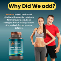 Magnesium Glycinate Supplements with Vitamin B6 | 120 Capsules, 2-in-1 Formula | High Absorption | 500mg Magnesium Glycinate + 7.35mg Pyridoxal 5 Phosphate | Vegan | Made in UK by The Good Guru