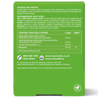 New Nordic Ltd New Nordic Ear Tone Hearing Support, Ginkgo Biloba Pine Bark Magnesium 30ct